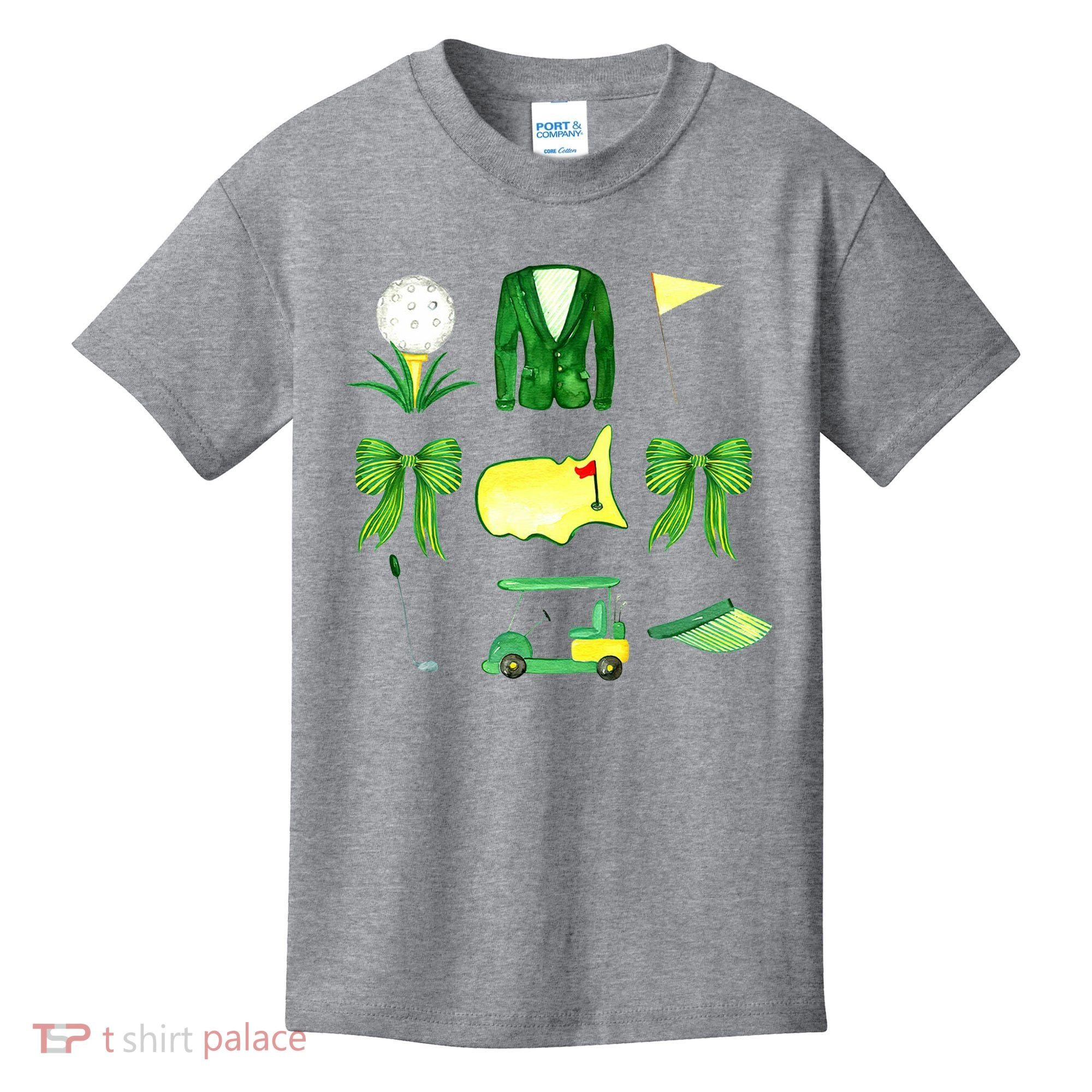 Coquette Bow Masters Golf Tournament Golfing Kids T-Shirt