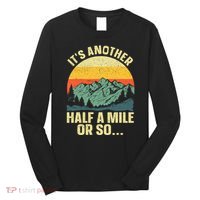 Camping Backpacking Mountain Hiker Gift Funny Hiking Long Sleeve Shirt thumb 0