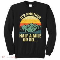 Camping Backpacking Mountain Hiker Gift Funny Hiking Sweatshirt thumb 0