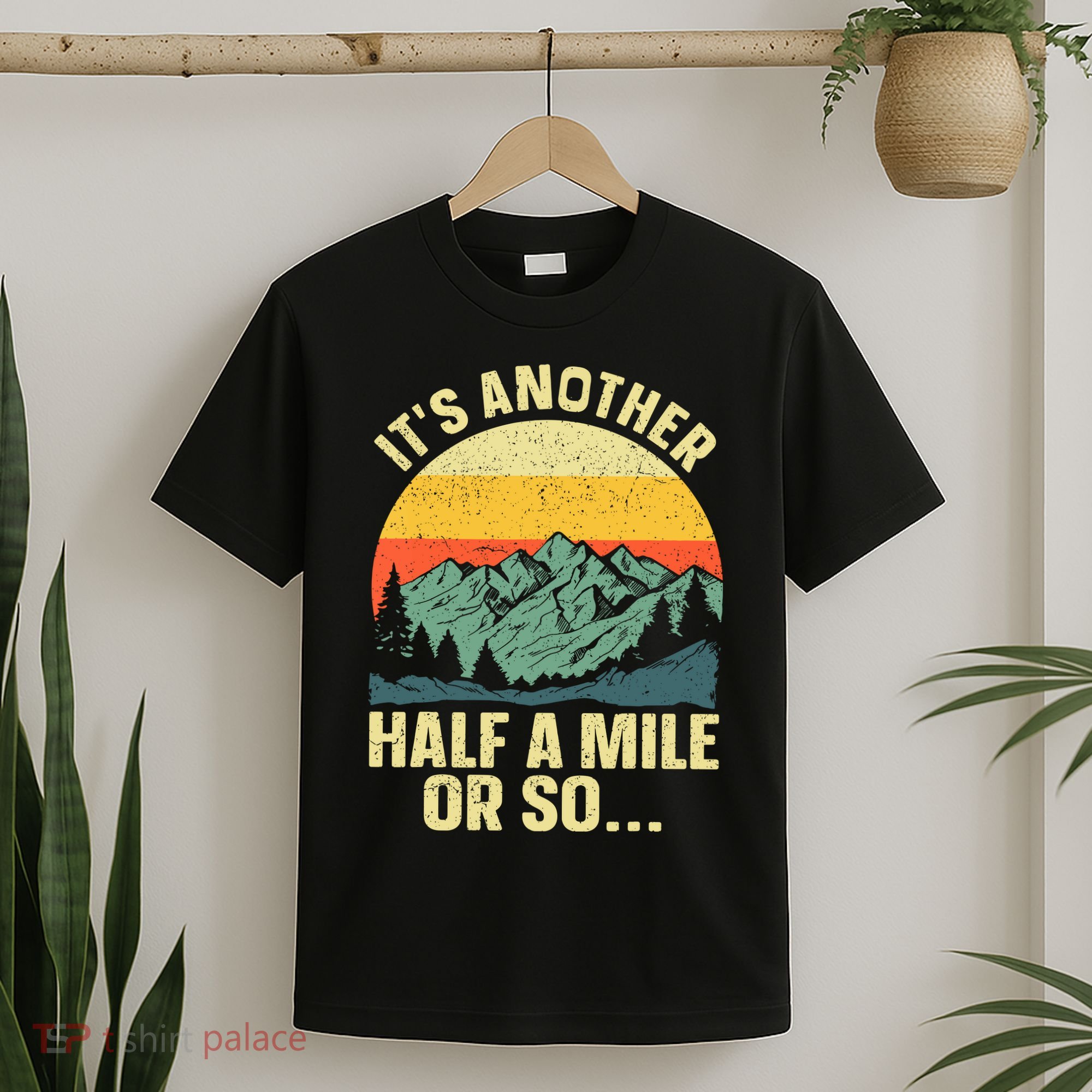 Camping Backpacking Mountain Hiker Gift Funny Hiking T-Shirt