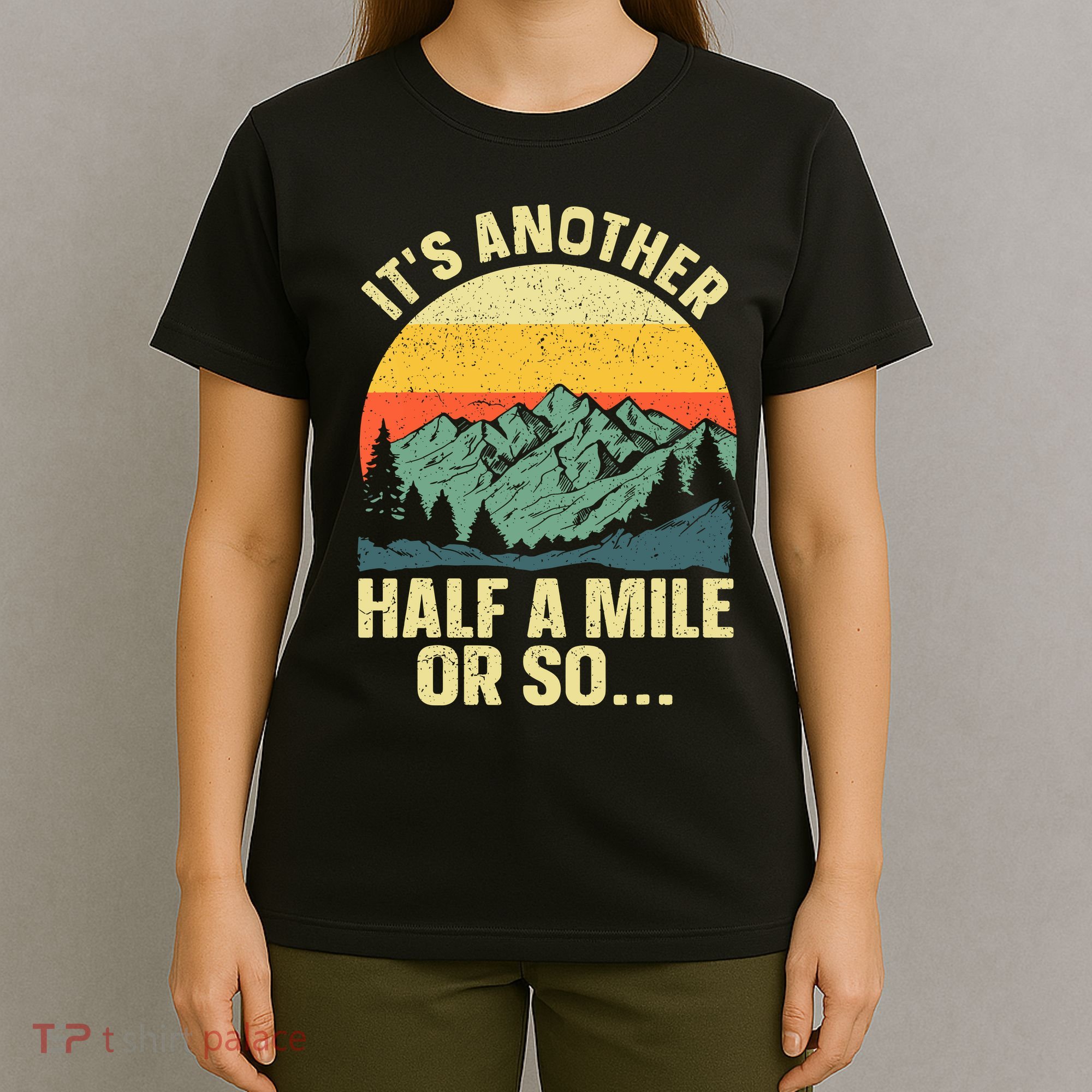 Camping Backpacking Mountain Hiker Gift Funny Hiking T-Shirt