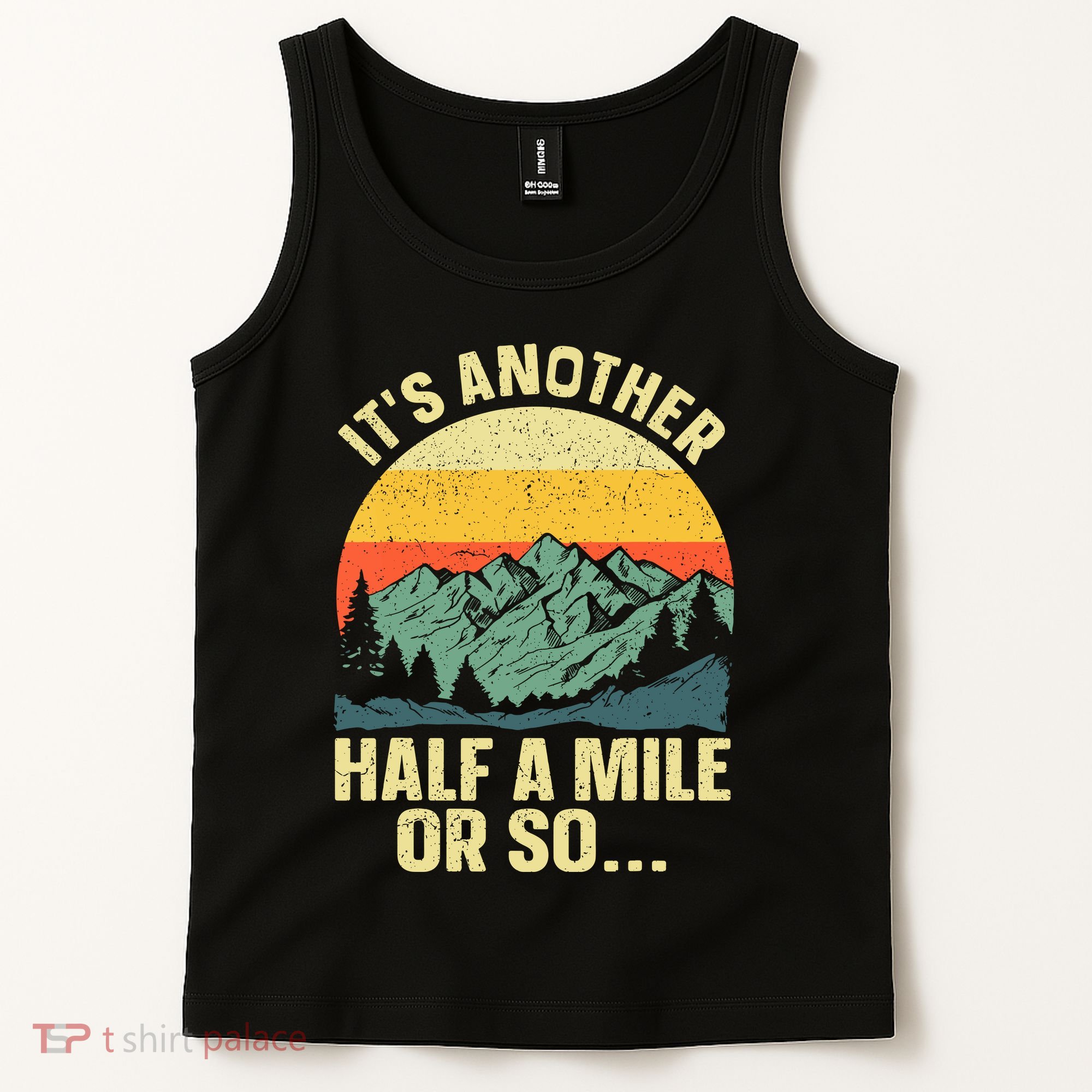 Camping Backpacking Mountain Hiker Gift Funny Hiking Tank Top
