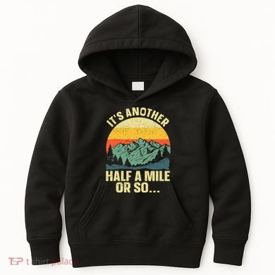 Camping Backpacking Mountain Hiker Gift Funny Hiking Kids Hoodie
