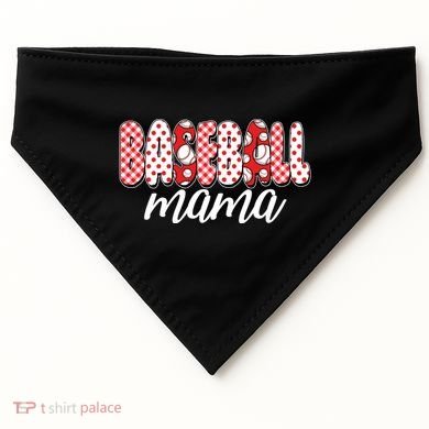 Cute Baseball Mama USA-Made Doggie Bandana
