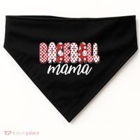 Cute Baseball Mama USA-Made Doggie Bandana thumb 0