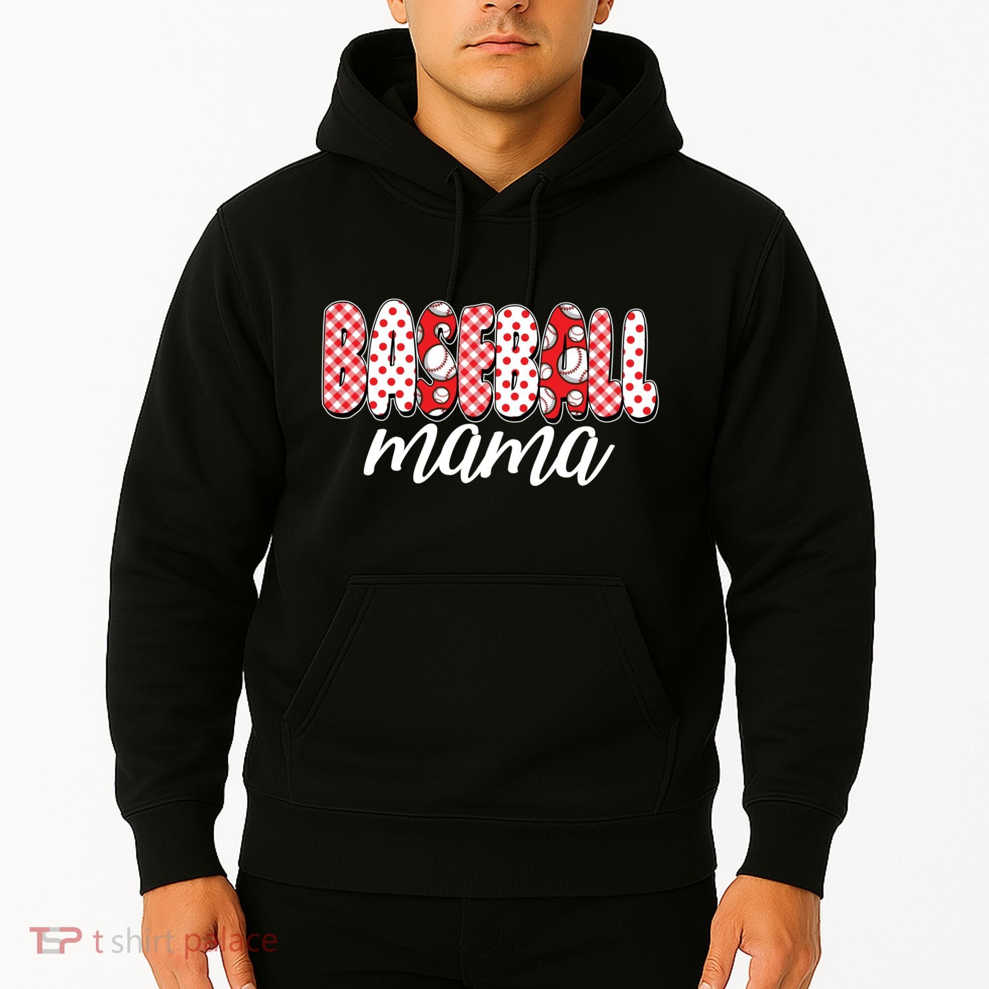 Cute Baseball Mama Hoodie
