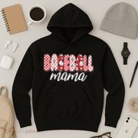 Cute Baseball Mama Hoodie thumb 3