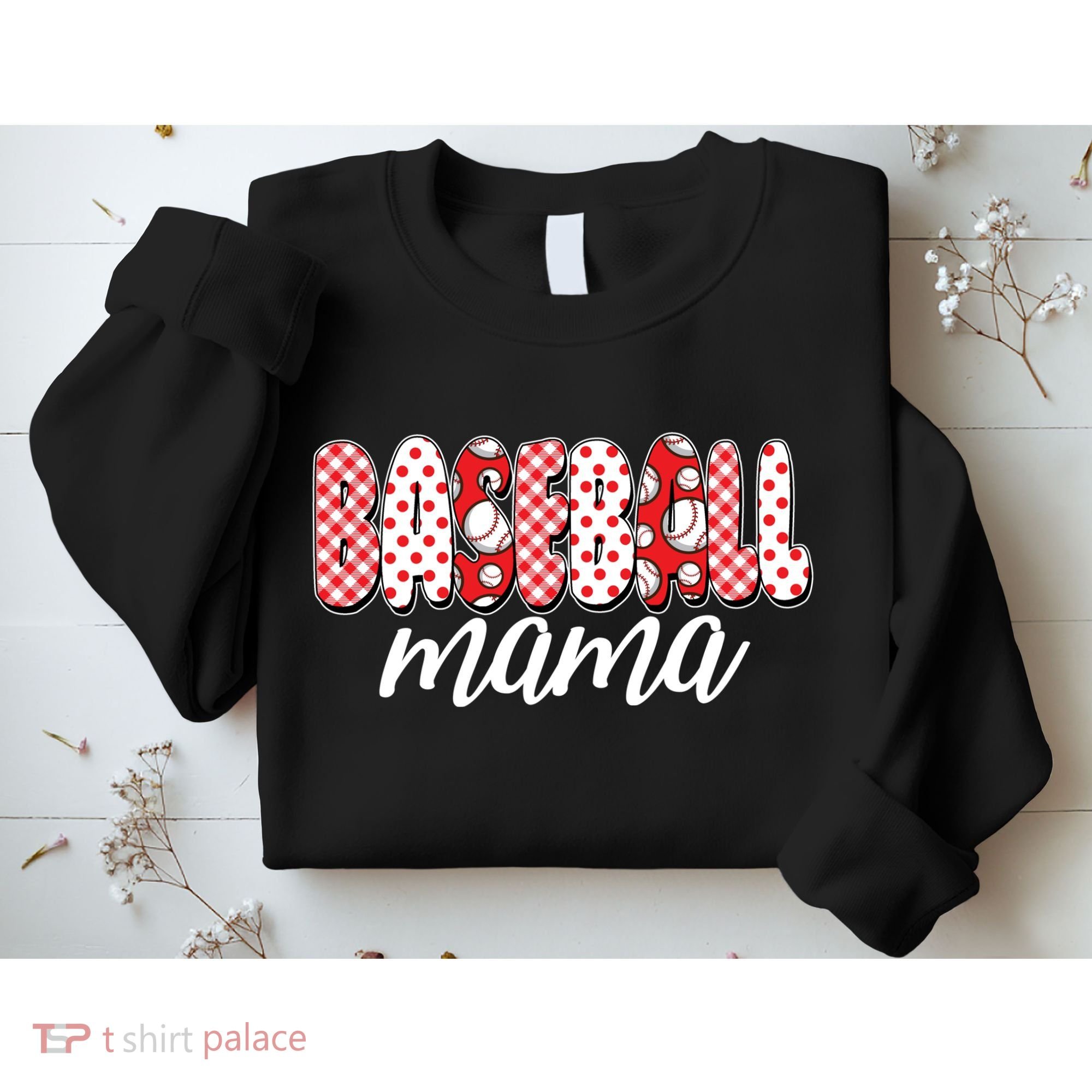 Cute Baseball Mama Sweatshirt