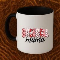 Cute Baseball Mama Coffee Mug thumb 2