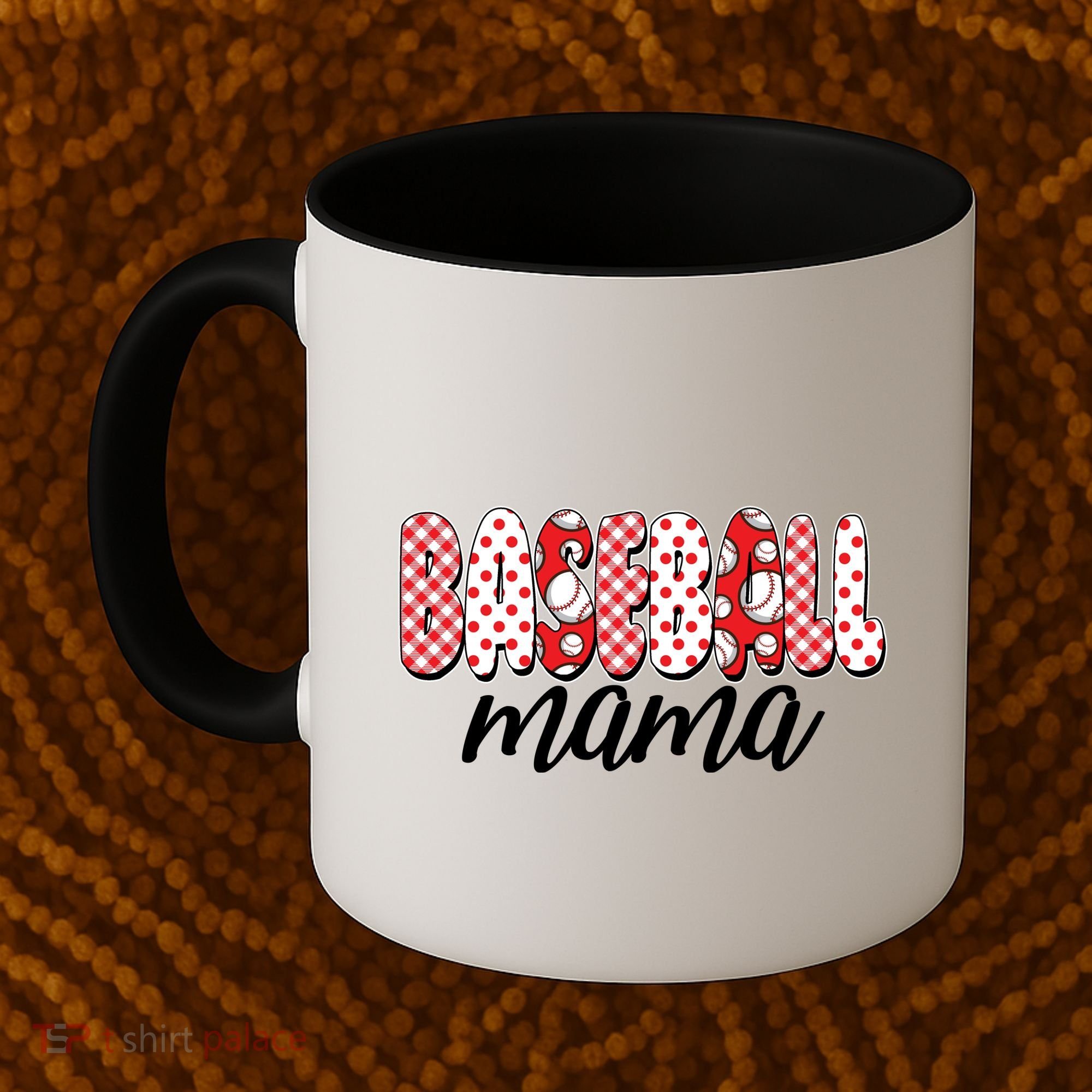 Cute Baseball Mama Coffee Mug