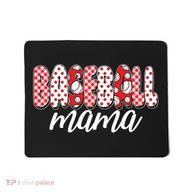 Cute Baseball Mama Mousepad
