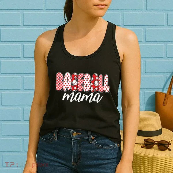 Cute Baseball Mama Women's Tank Top