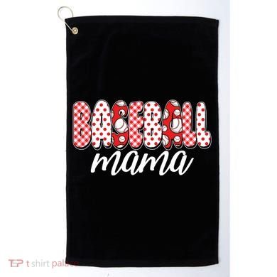 Cute Baseball Mama Golf Towel