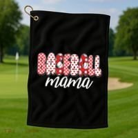 Cute Baseball Mama Golf Towel thumb 1