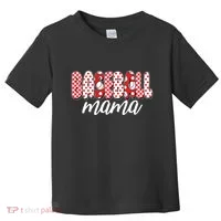 Cute Baseball Mama Toddler T-Shirt thumb 0