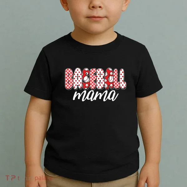 Cute Baseball Mama Toddler T-Shirt