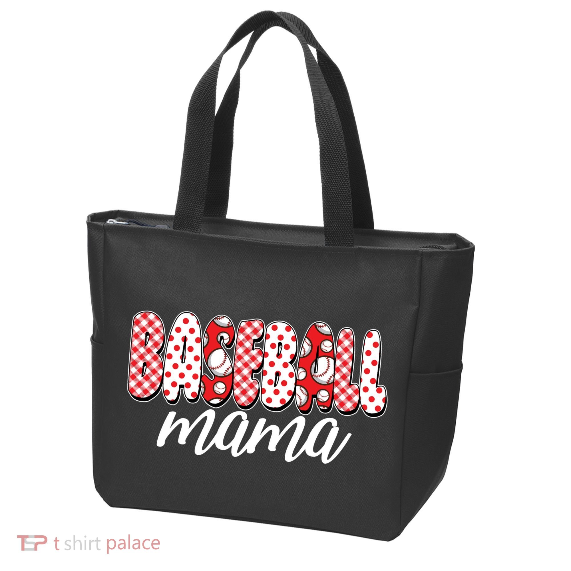 Cute Baseball Mama Tote Bag