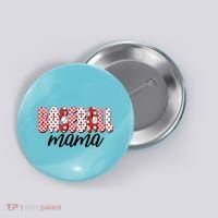 Cute Baseball Mama Button thumb 0