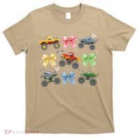 Coquette Bow Monster Truck Mothers Day Costume Mom Girl T-Shirt thumb 0