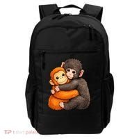 Cute Baby Monkey Punch Plush Hugging Backpack thumb 0