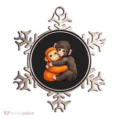 Cute Baby Monkey Punch Plush Hugging Ornament