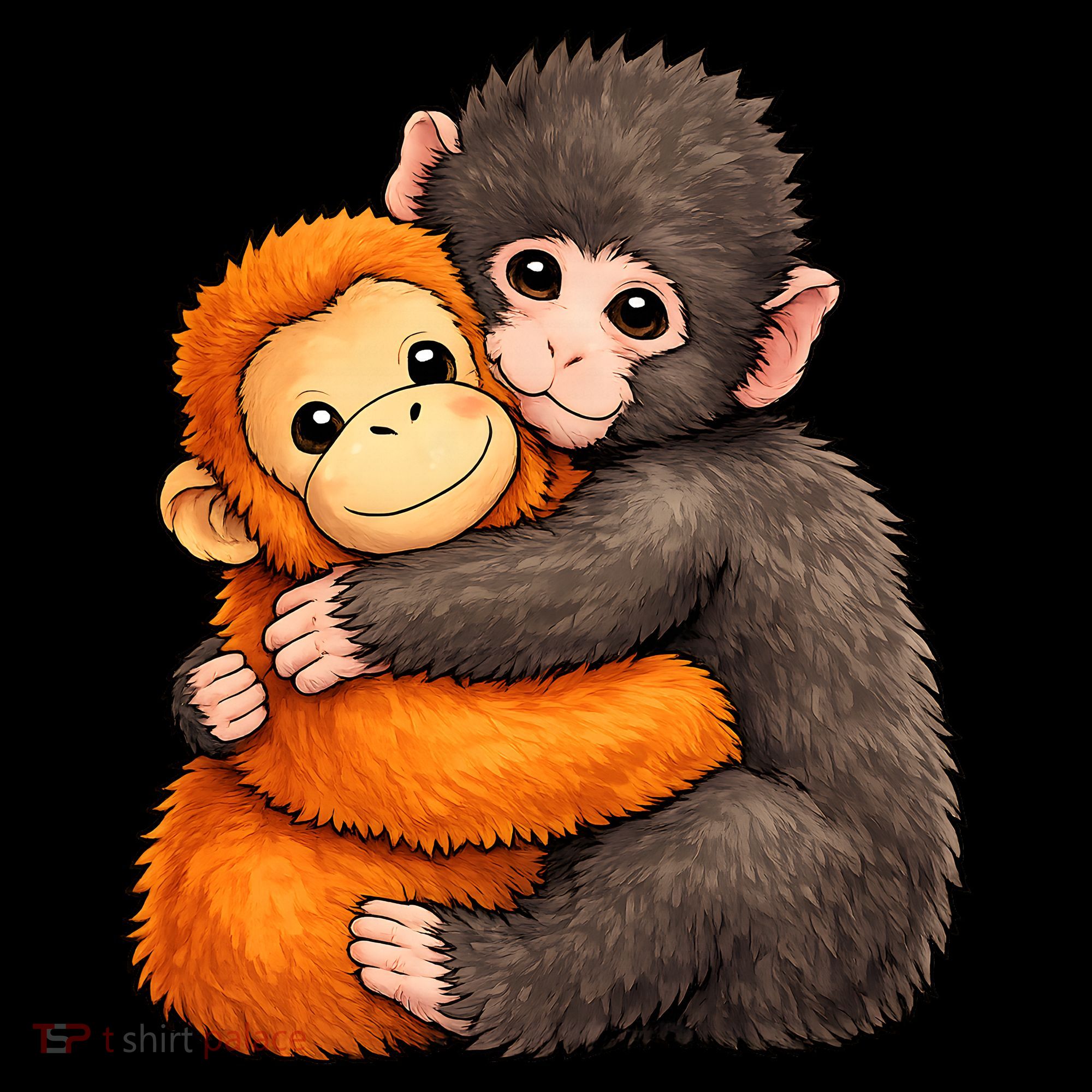 Cute Baby Monkey Punch Plush Hugging Baby Bodysuit