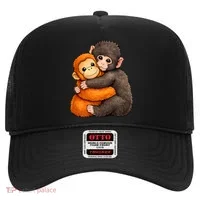 Cute Baby Monkey Punch Plush Hugging Hat thumb 0