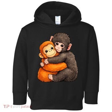 Cute Baby Monkey Punch Plush Hugging Toddler Hoodie