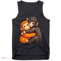 Cute Baby Monkey Punch Plush Hugging Tank Top thumb 0