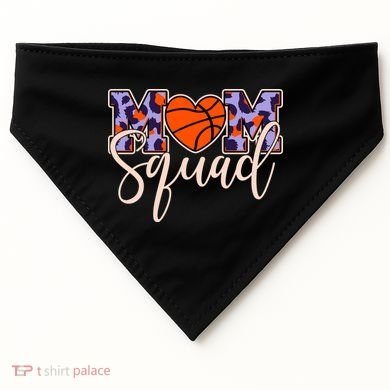 Cute Basketball Mom Squad USA-Made Doggie Bandana