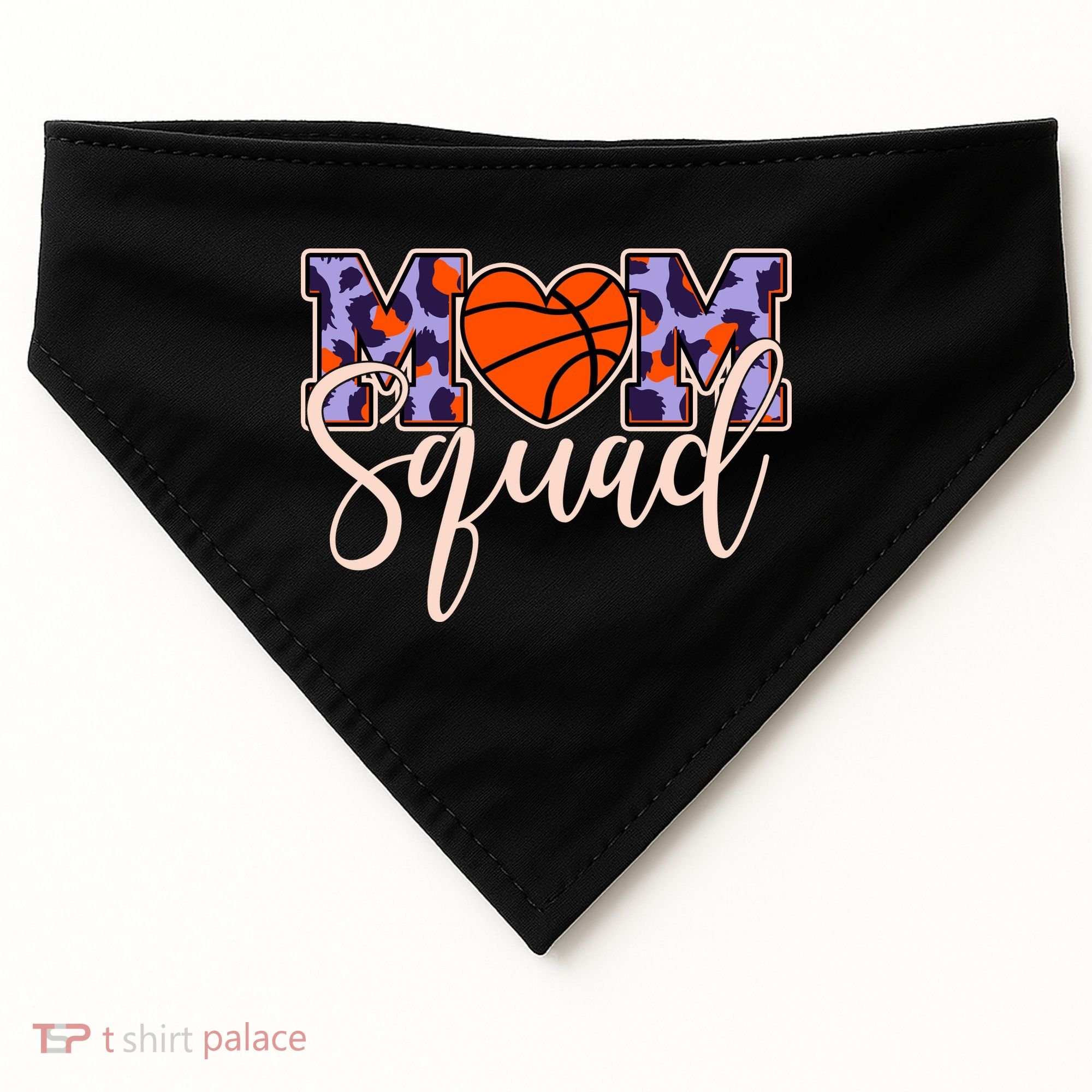Cute Basketball Mom Squad USA-Made Doggie Bandana