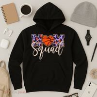 Cute Basketball Mom Squad Hoodie thumb 3
