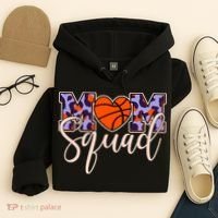 Cute Basketball Mom Squad Hoodie thumb 4