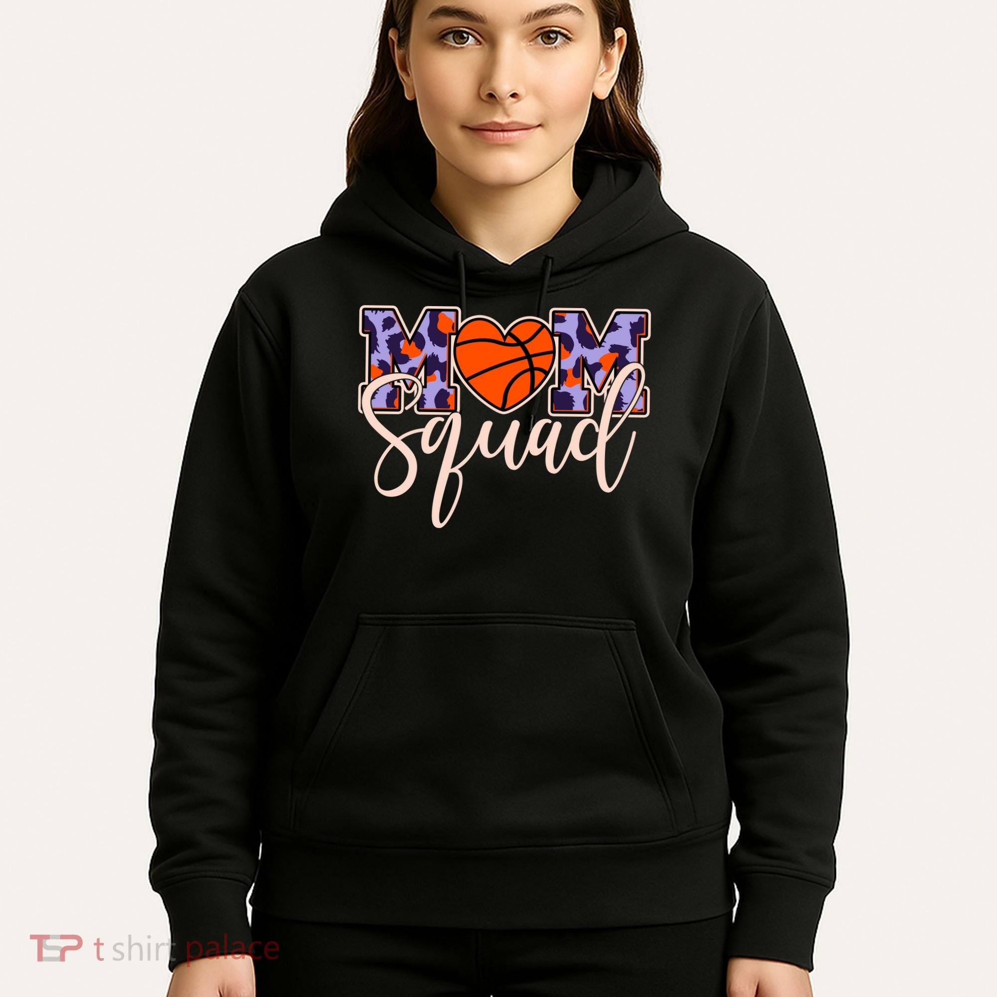 Cute Basketball Mom Squad Hoodie