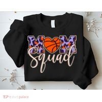 Cute Basketball Mom Squad Sweatshirt thumb 2