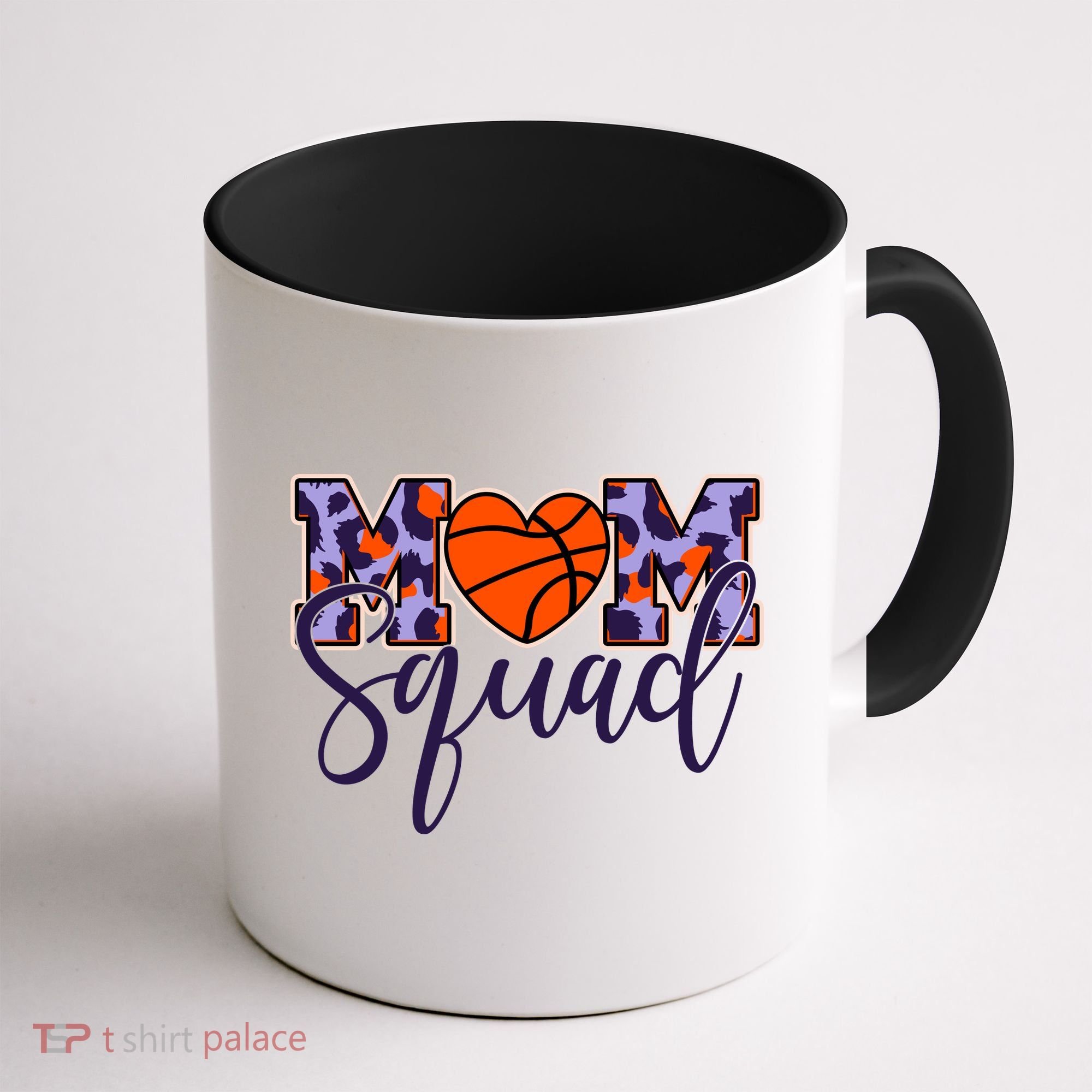 Cute Basketball Mom Squad Coffee Mug