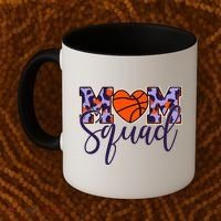 Cute Basketball Mom Squad Coffee Mug thumb 2