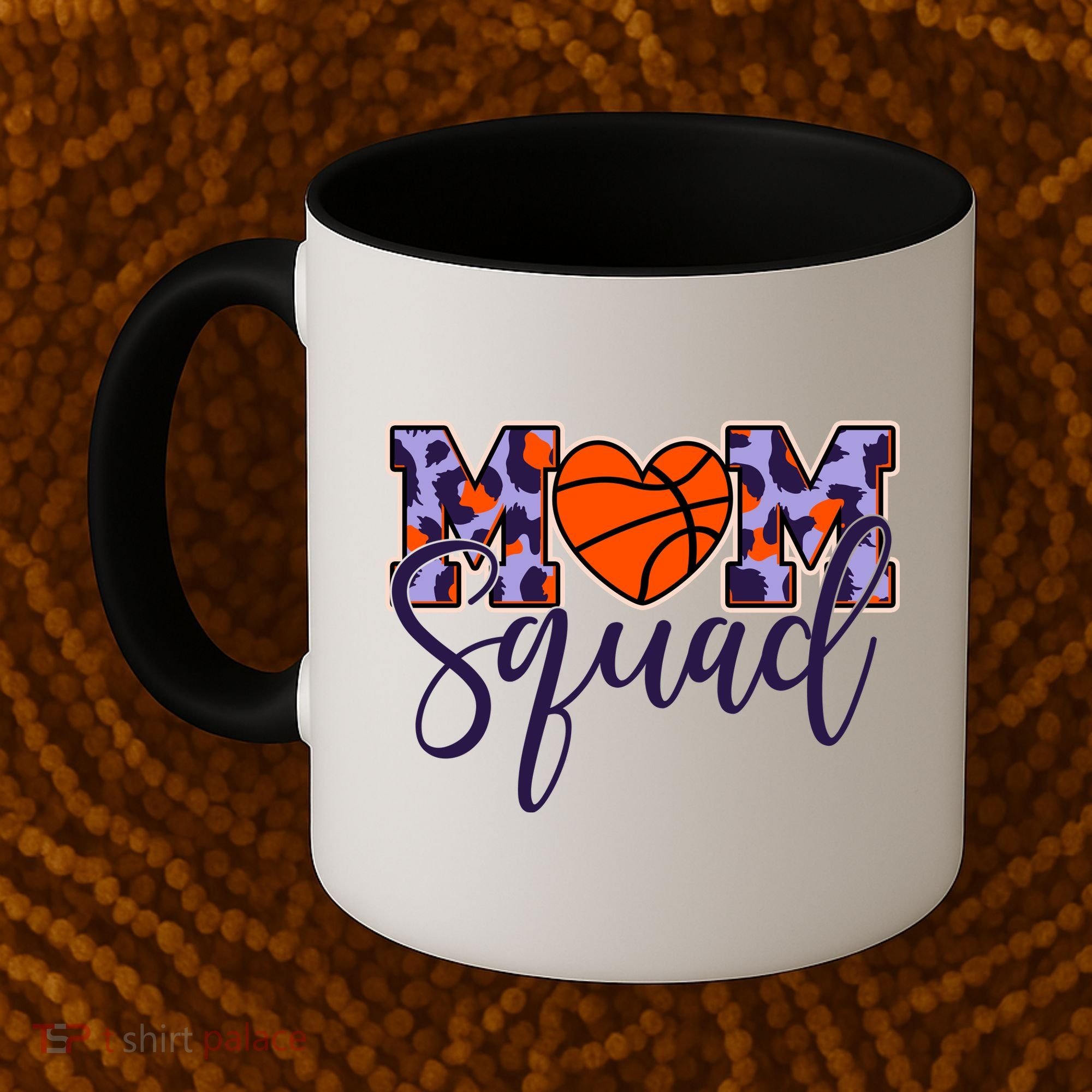 Cute Basketball Mom Squad Coffee Mug