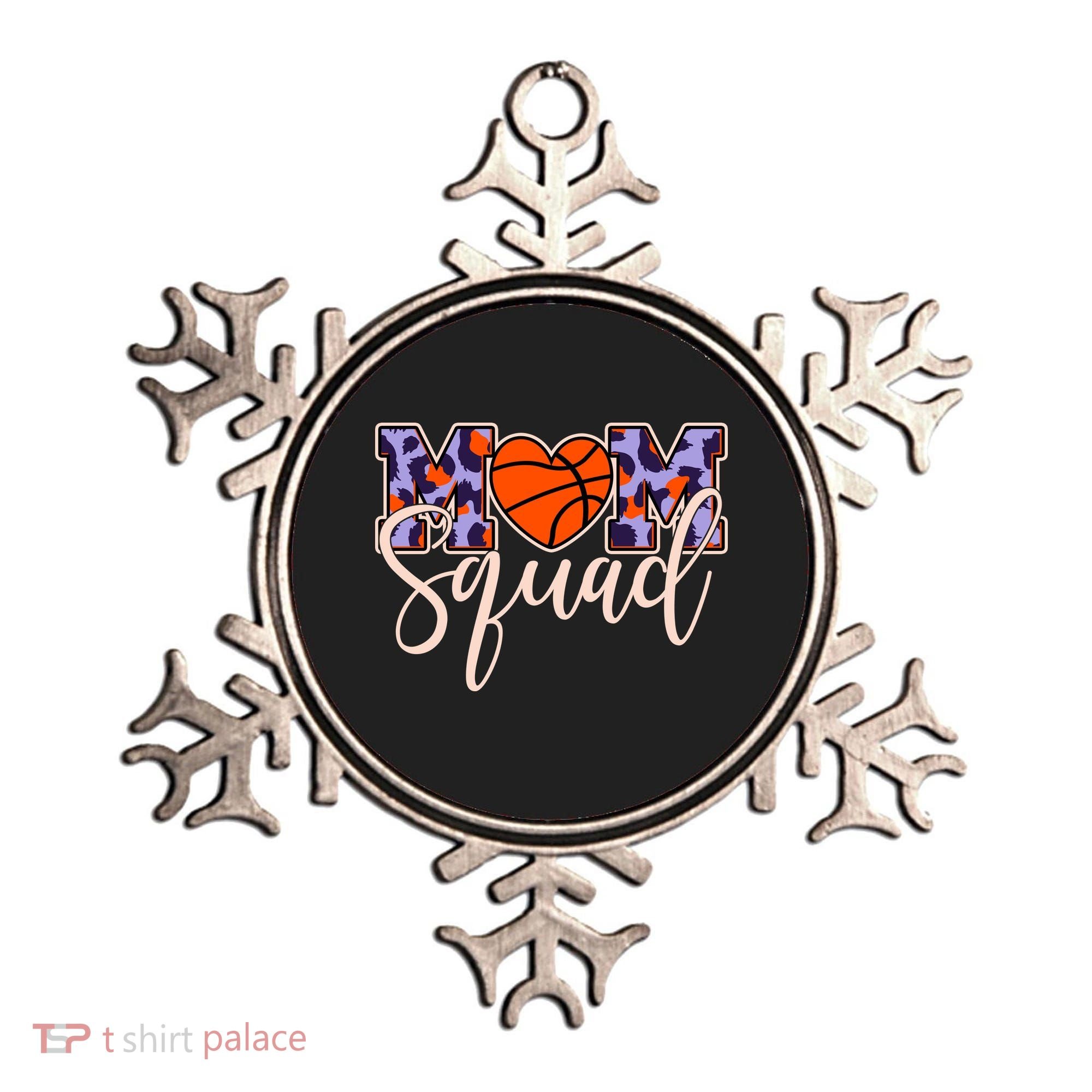Cute Basketball Mom Squad Ornament