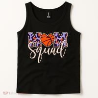 Cute Basketball Mom Squad Tank Top thumb 2