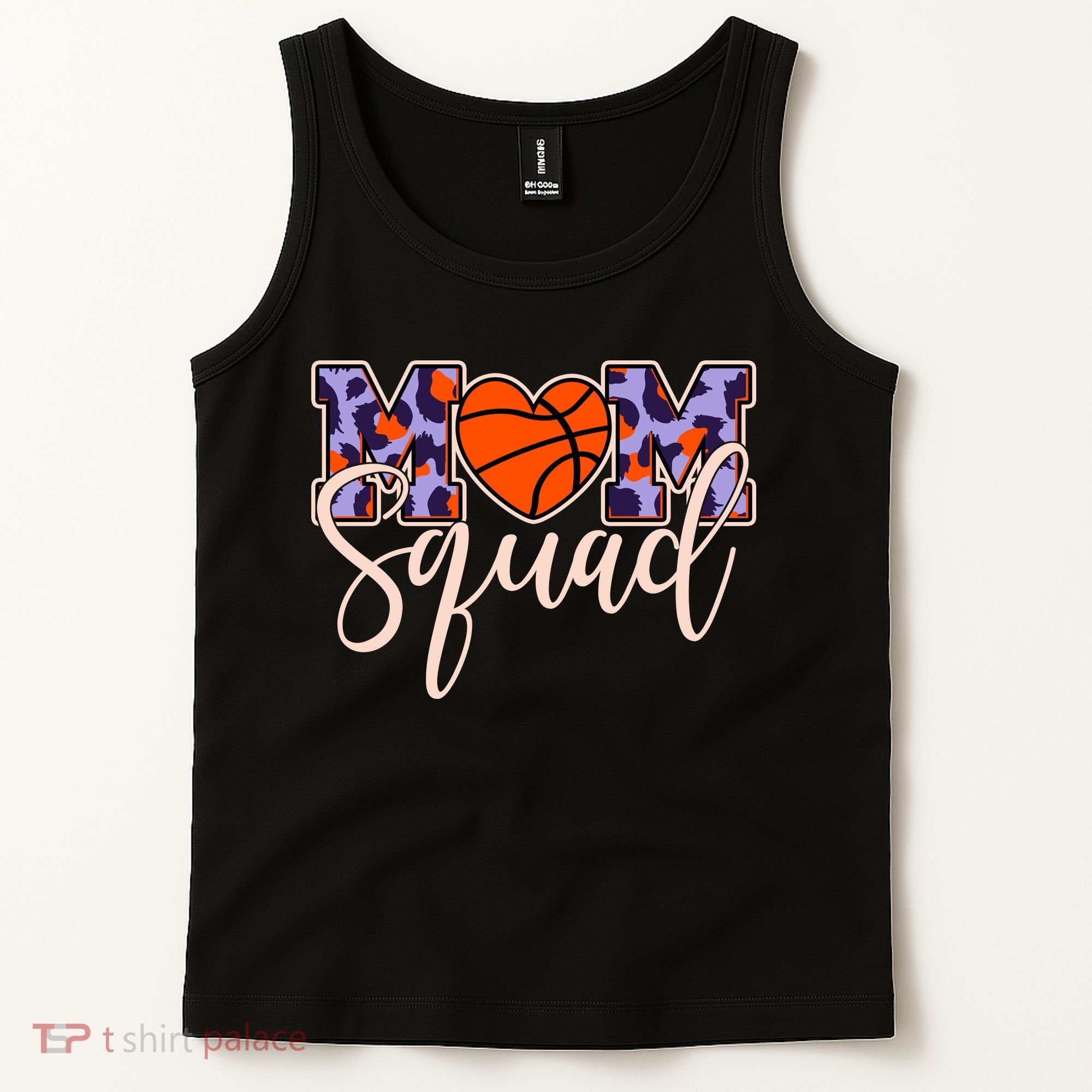 Cute Basketball Mom Squad Tank Top