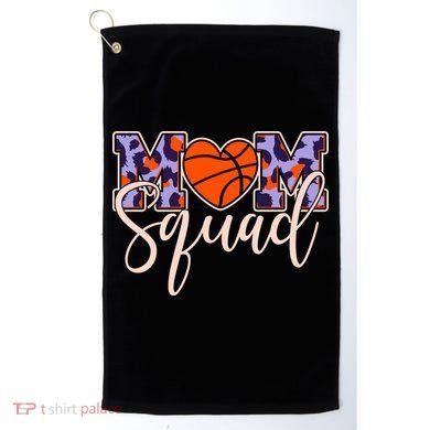 Cute Basketball Mom Squad Golf Towel