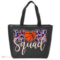 Cute Basketball Mom Squad Tote Bag thumb 0
