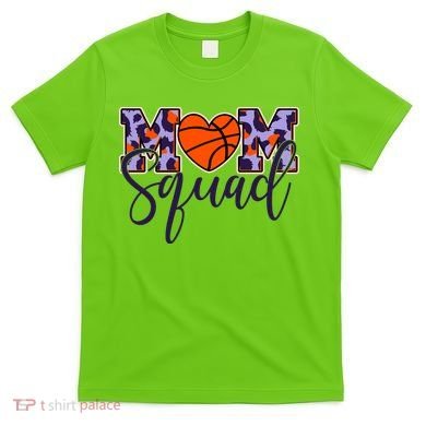 Cute Basketball Mom Squad T-Shirt