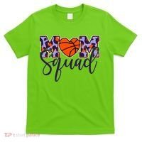 Cute Basketball Mom Squad T-Shirt thumb 0