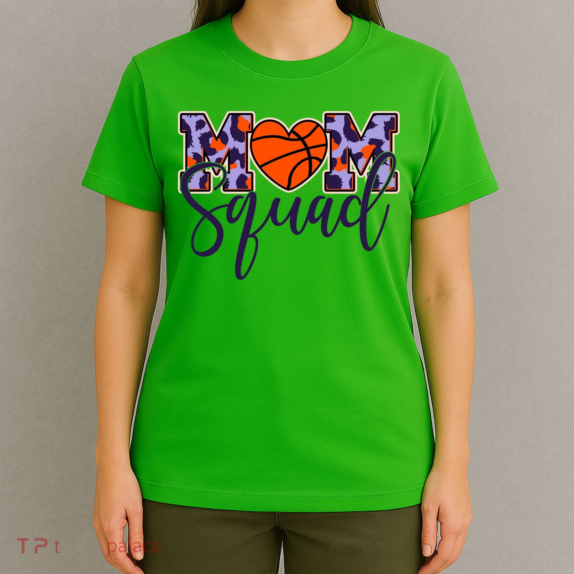 Cute Basketball Mom Squad T-Shirt
