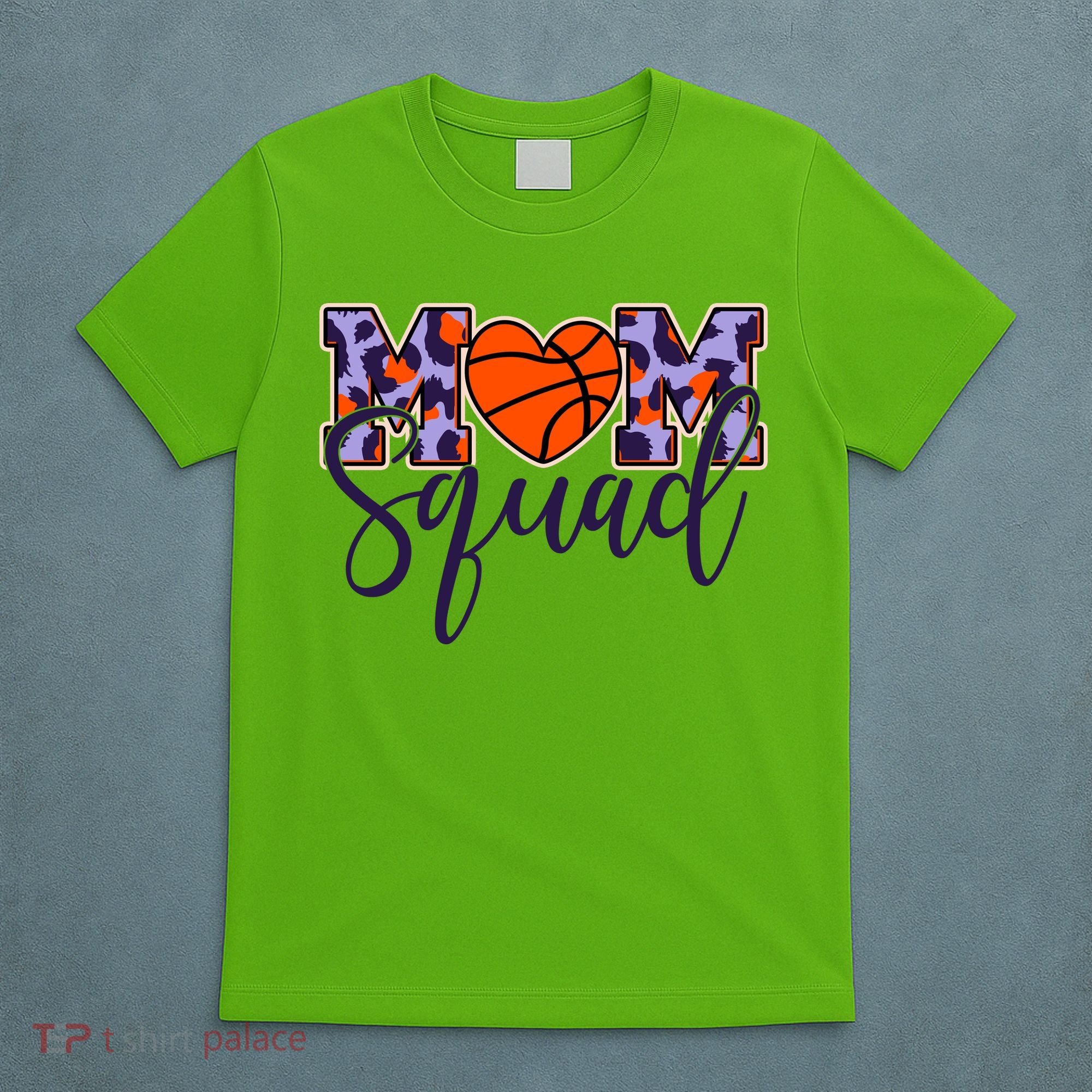 Cute Basketball Mom Squad T-Shirt