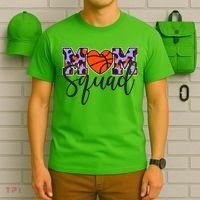 Cute Basketball Mom Squad T-Shirt thumb 6