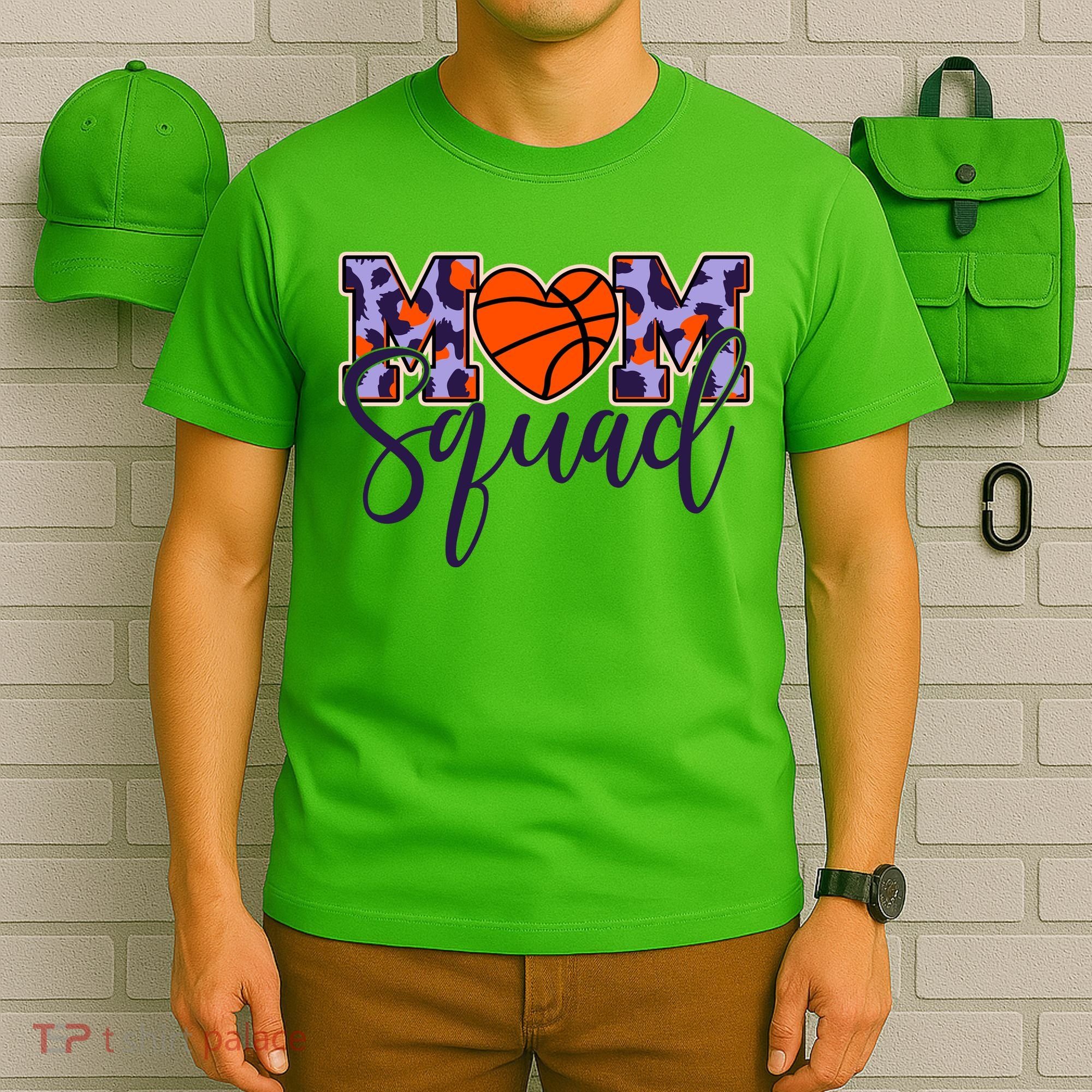 Cute Basketball Mom Squad T-Shirt