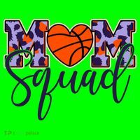 Cute Basketball Mom Squad T-Shirt thumb 7